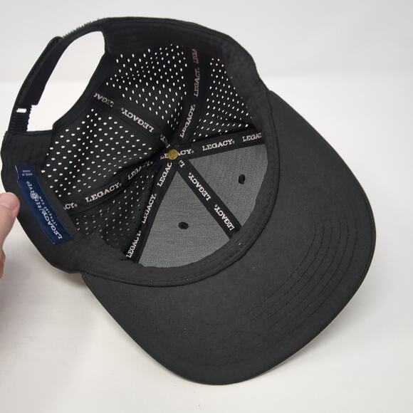 Rempa Snapback Baseball Cap Black One Size Adjustable Breathable Legacy Repreve - Picture 7 of 10